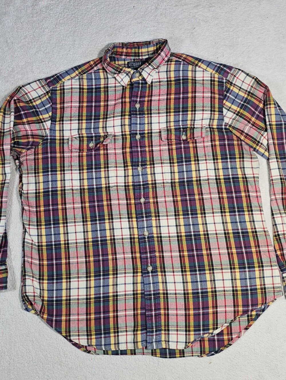 Ralph Lauren Multicolor Plaid Cotton Button-Down Shirt